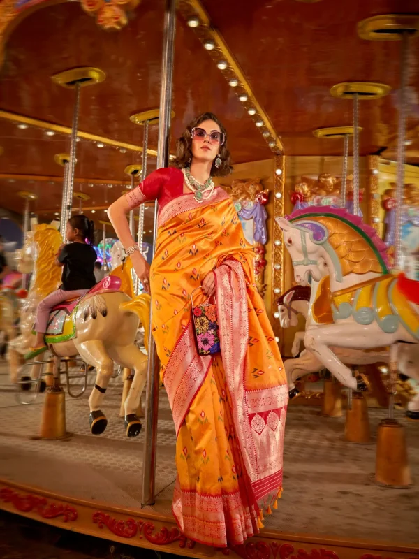 Yellow Saree