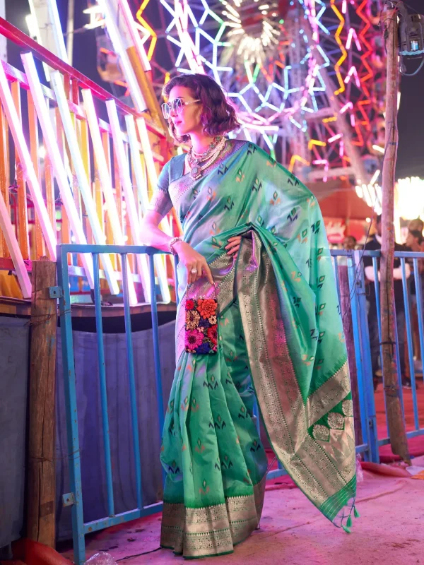 Green Saree