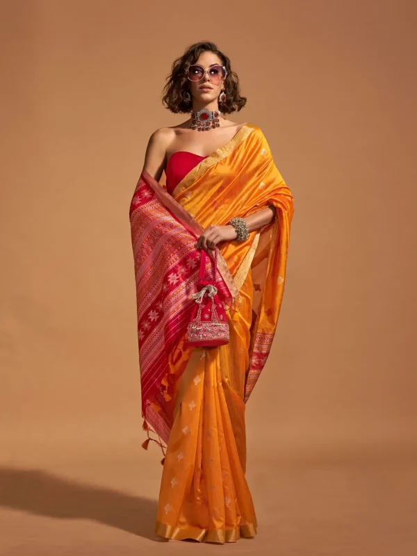 Orange Saree