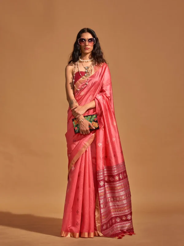 Pink Saree