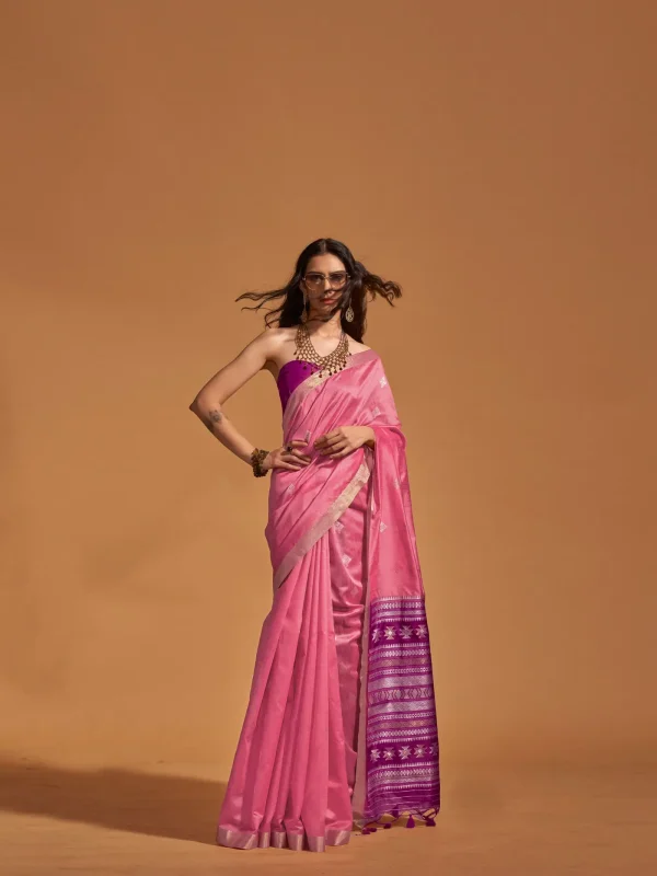 Pink Saree