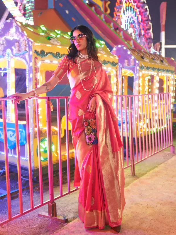 Pink Saree