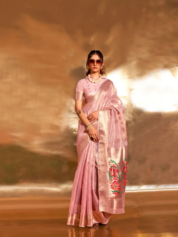 Pink Saree