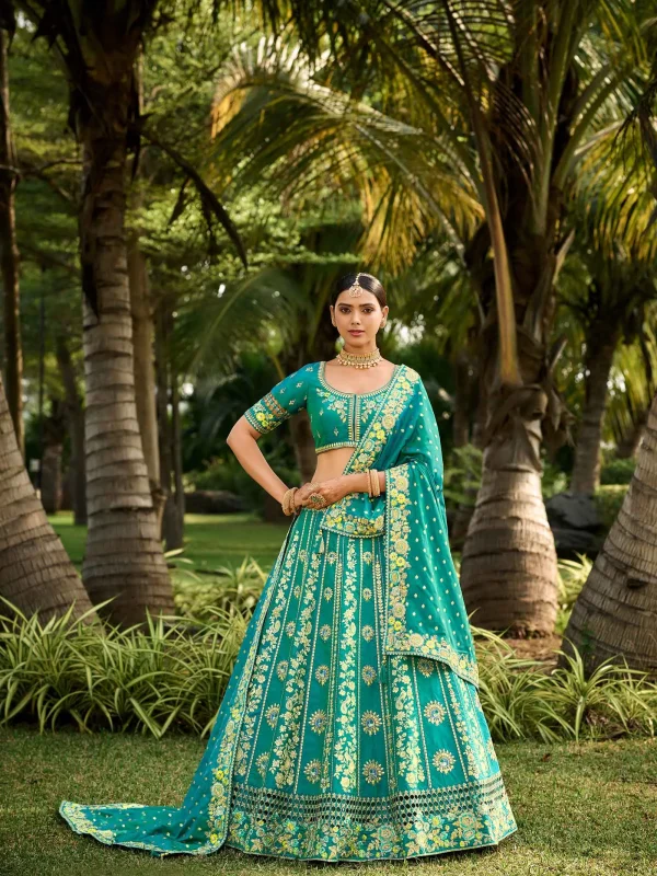 Green Lehenga