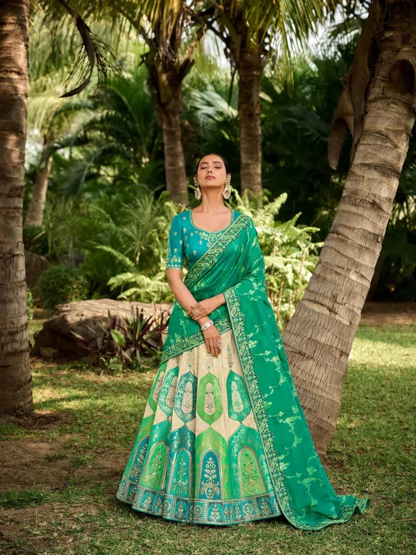 Green Lehenga