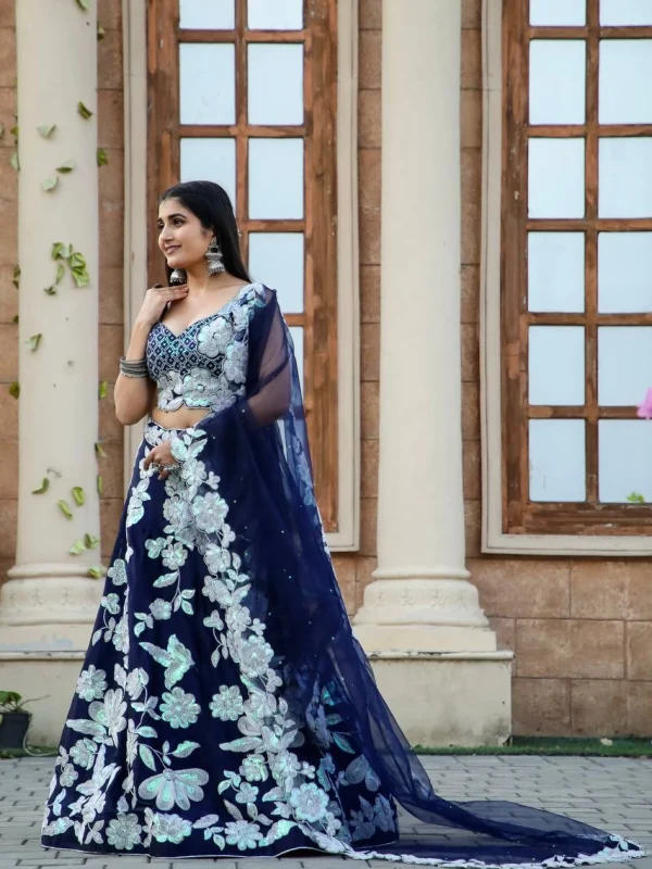 Blue Lehenga