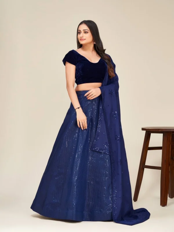 Blue Lehenga