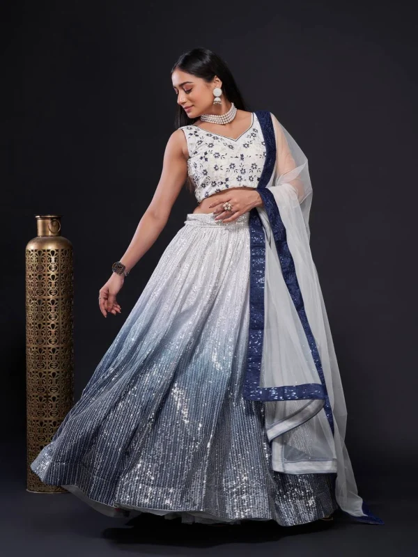 Pearl White Lehenga