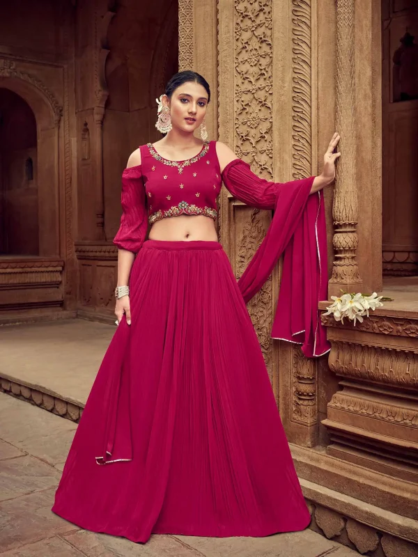 Pink lehenga choli