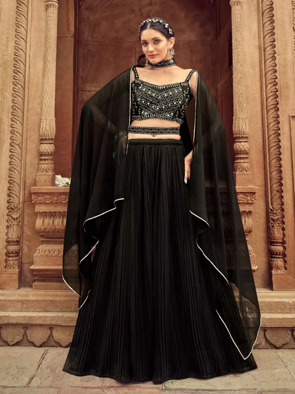 Black lehenga choli