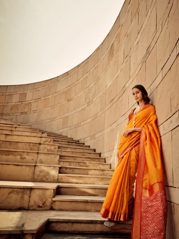 Orange Saree