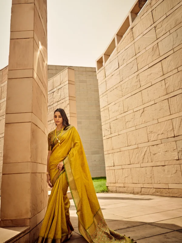 Golden Saree