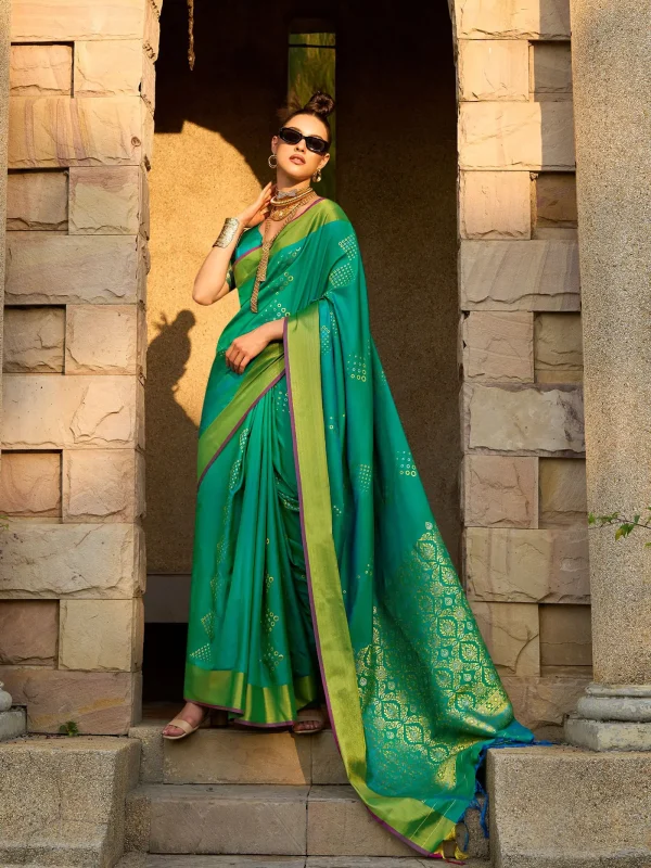 Green Saree