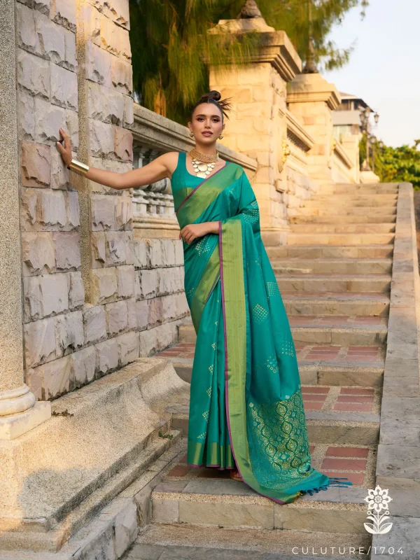 Blue Saree