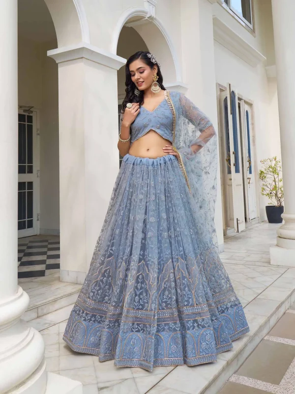 Light Blue Lehenga