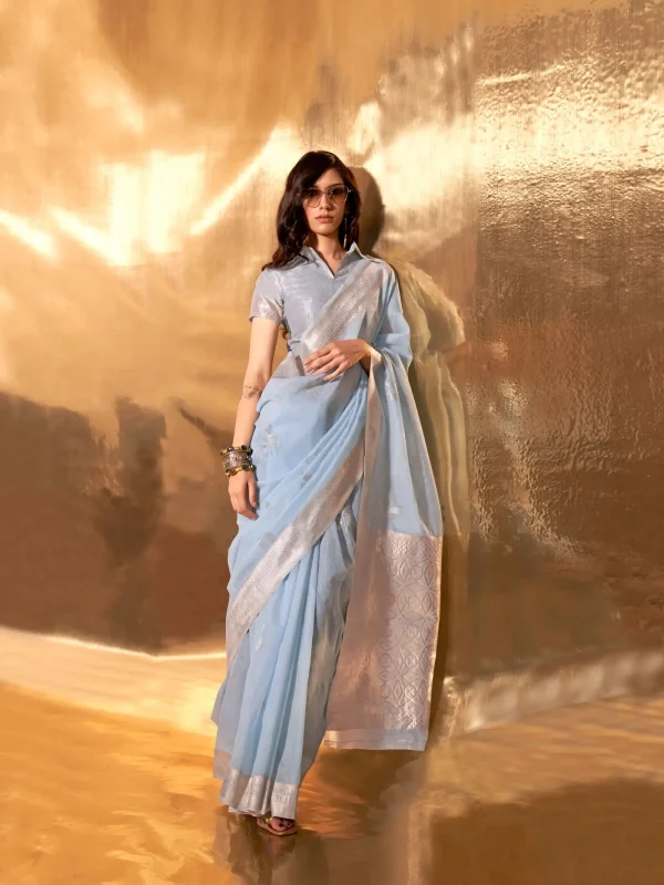 Light Blue Saree