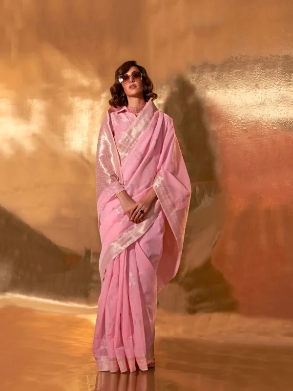 Pink Saree