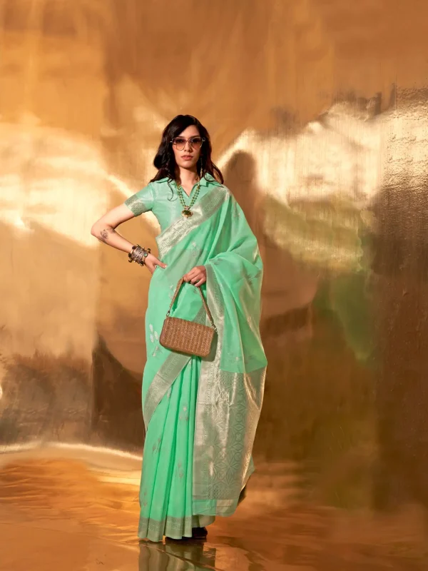 Green Saree