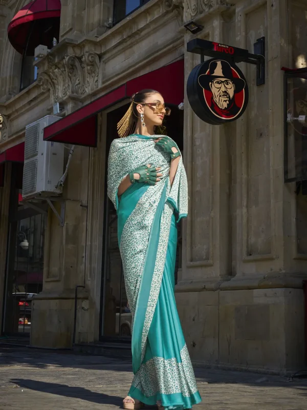 Blue Saree