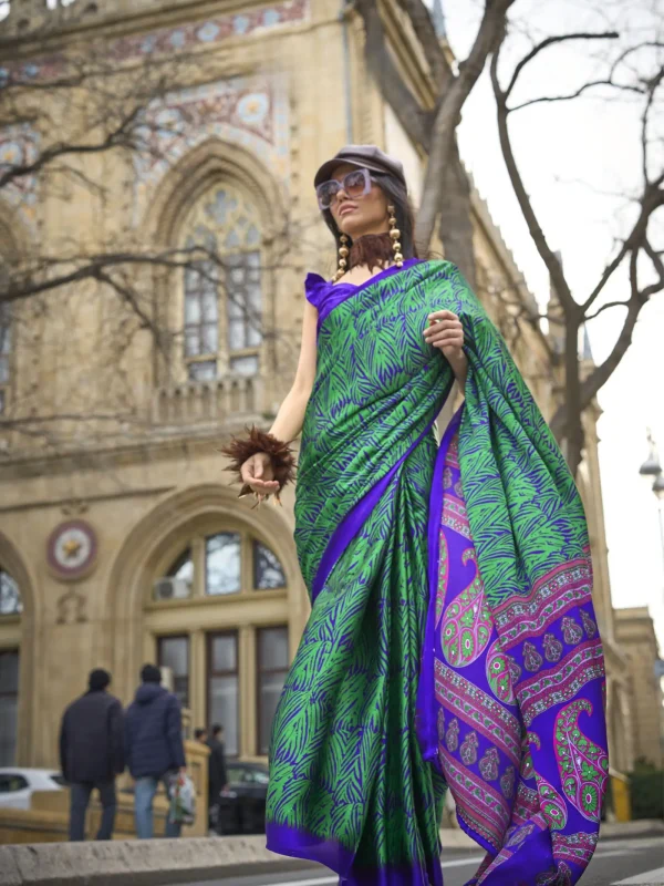 Green Saree