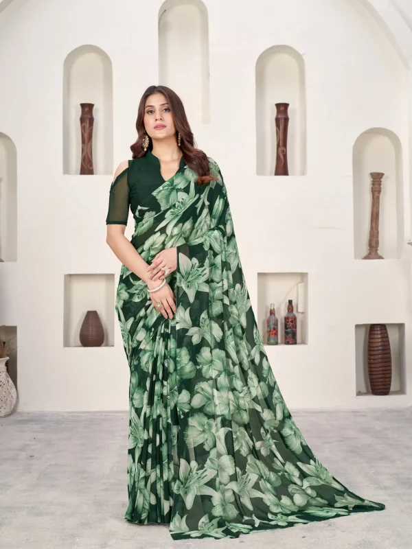 Green Saree