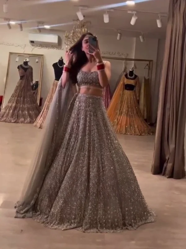 Green Lehenga