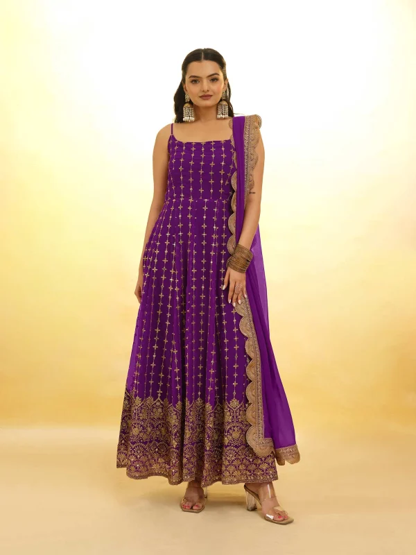 Purple Salwar Suit