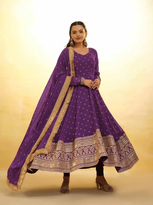 Purple Salwar Suit