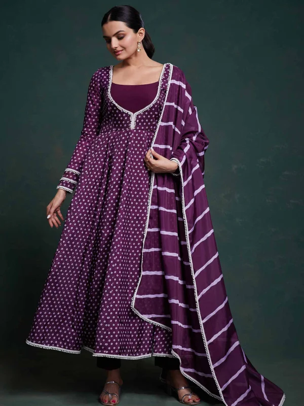 Purple Salwar Suit