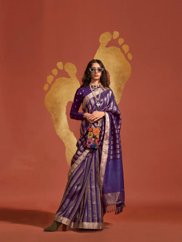 Purple Saree