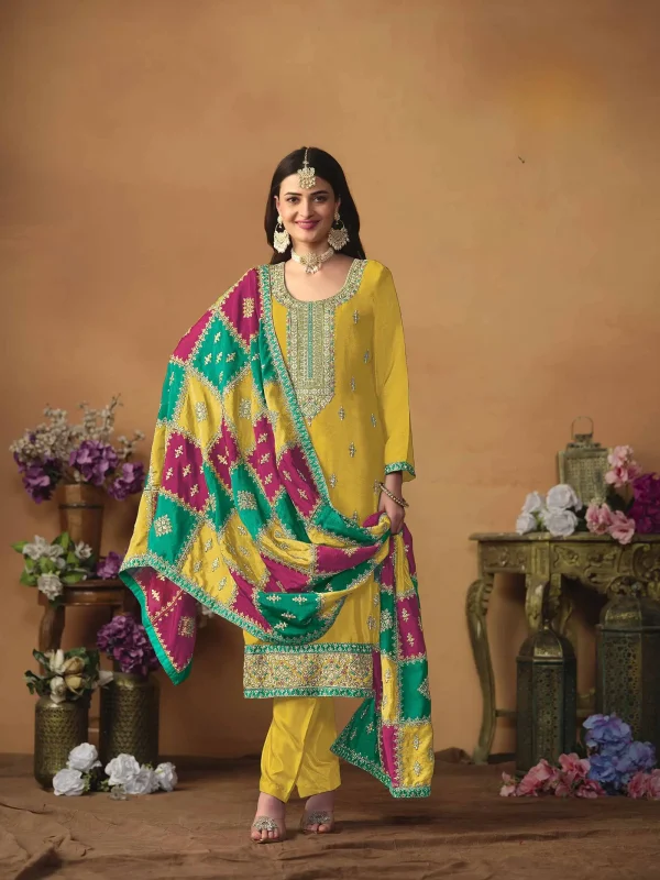 Yellow Salwar Suit