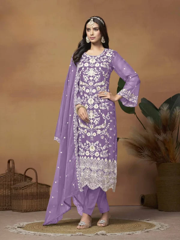 Purple Salwar Suit