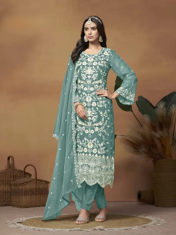 Blue Salwar Suit