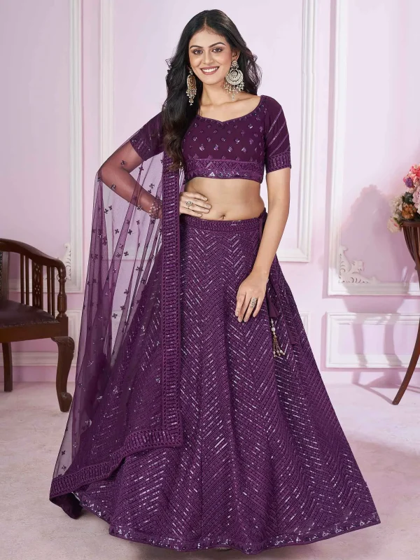 Purple Lehenga