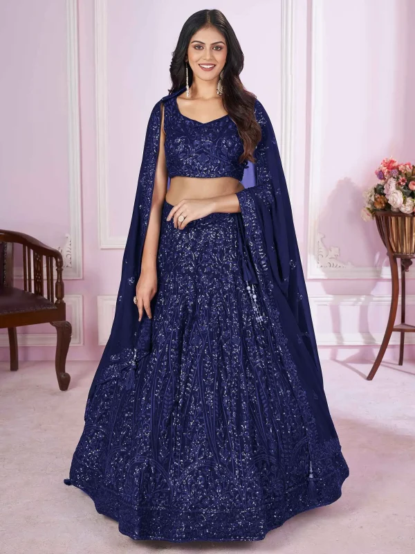 Blue Lehenga