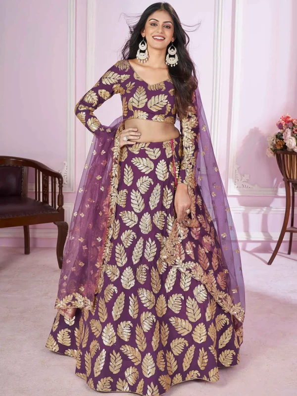 Purple Lehenga