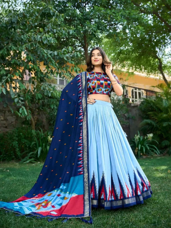 Sky Blue Lehenga