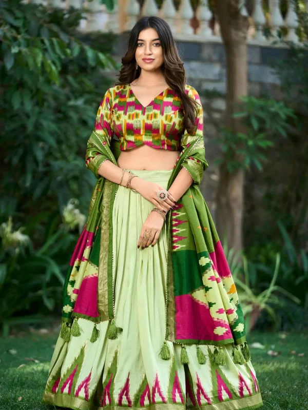 Green Lehenga