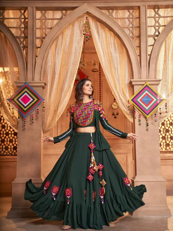 Green Lehenga