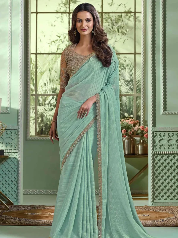 Green Saree