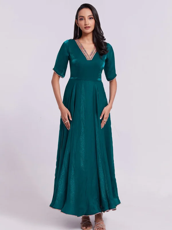 Teal Blue Gown