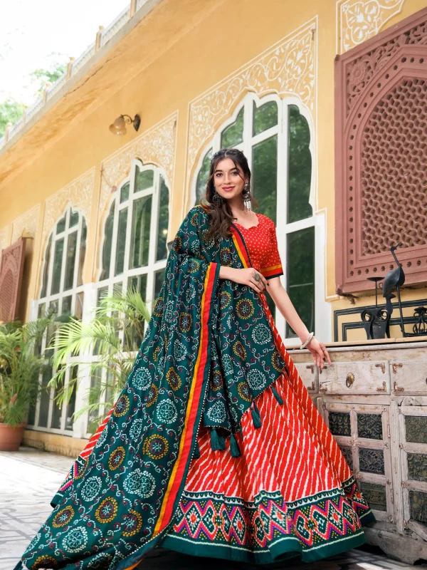 Red Lehenga