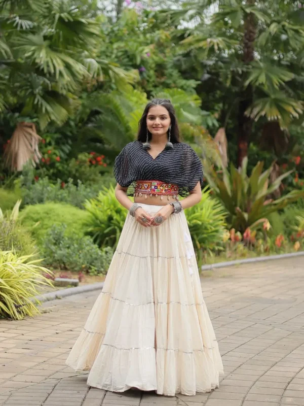 Black lehenga choli for Navratri