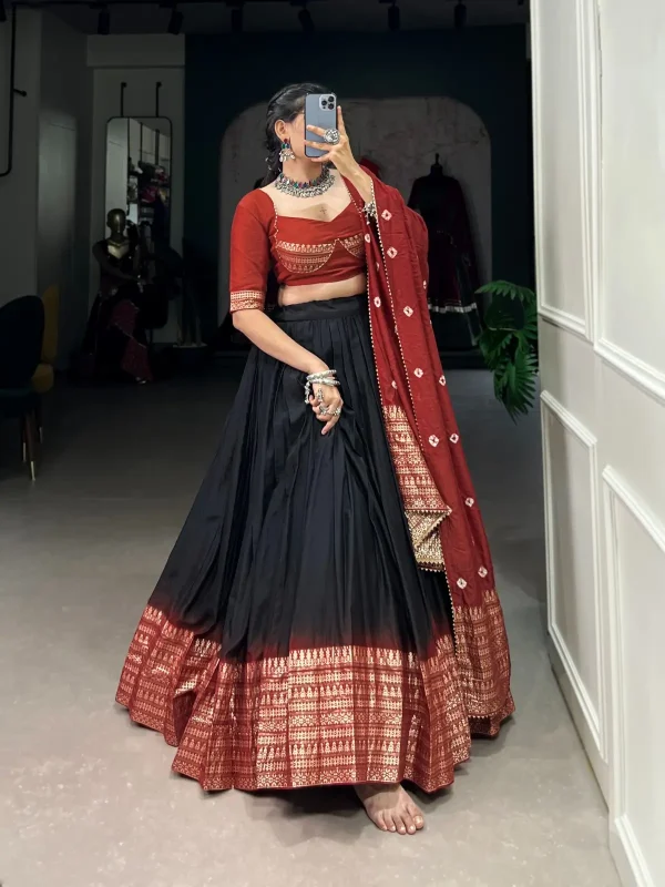 Black Color Lehenga choli for Navratri