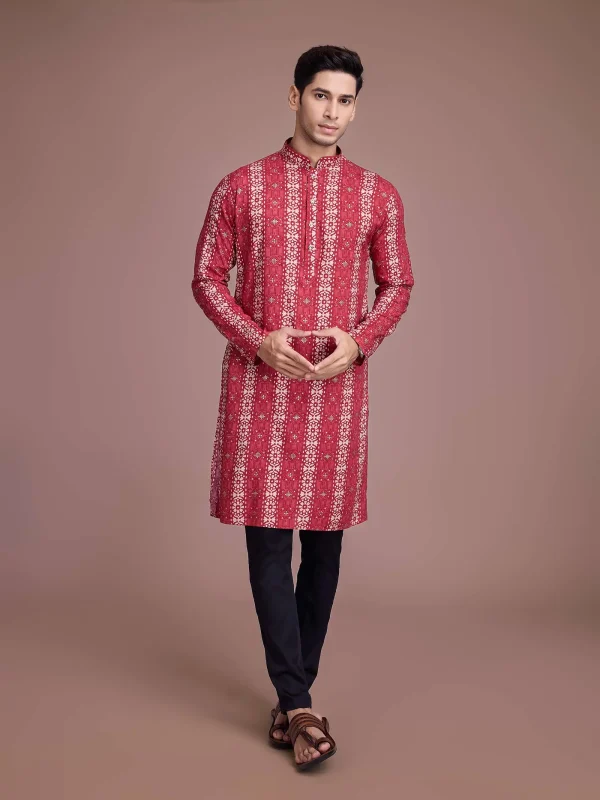 Dusty Maroon Kurta