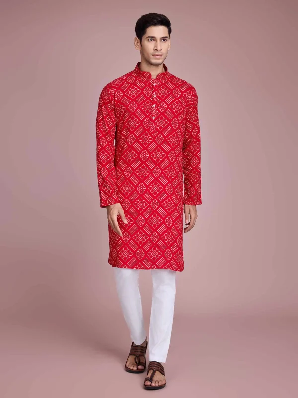 Red Kurta