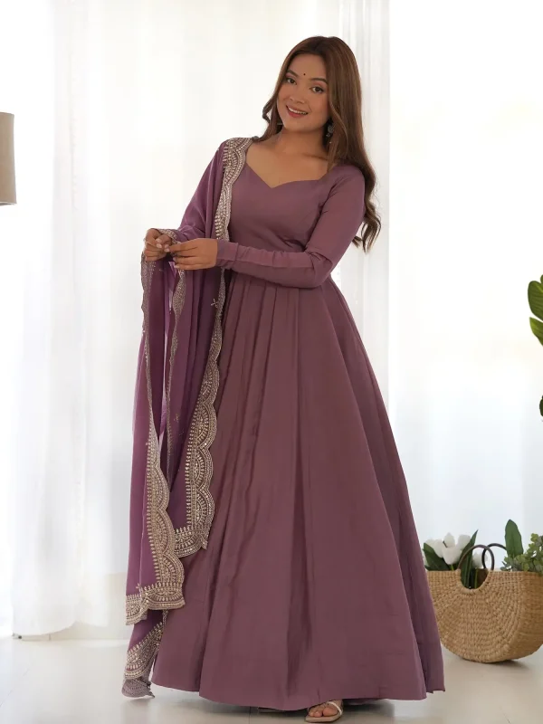 Mauve Gown