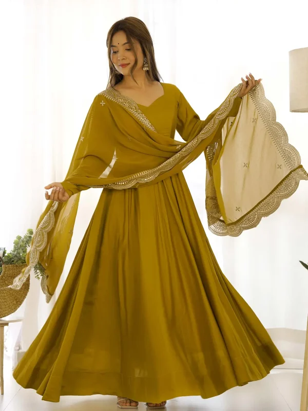 Mustard Gown