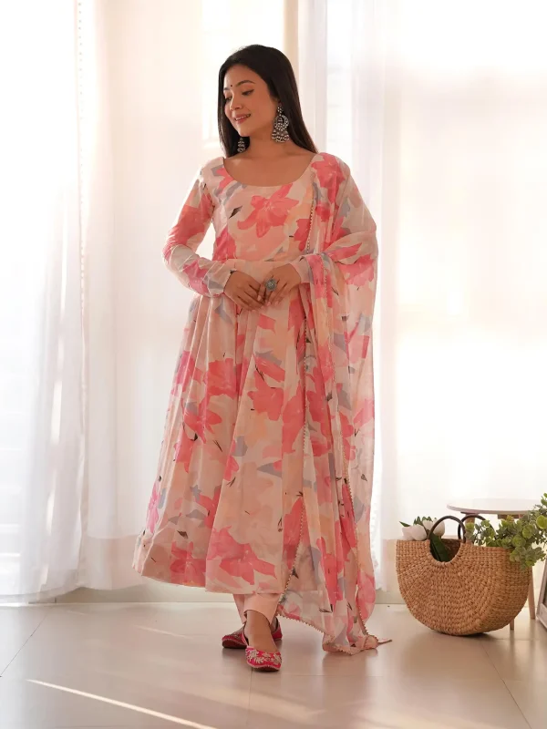 Peach Salwar Suit