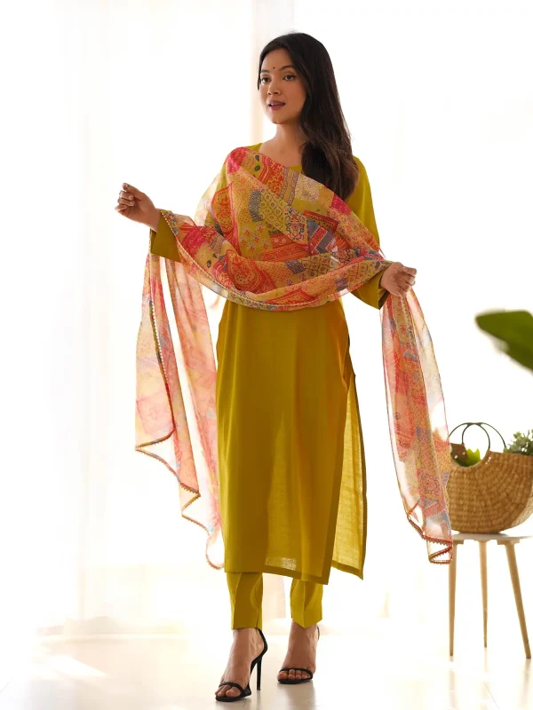 Mustard Salwar Suit